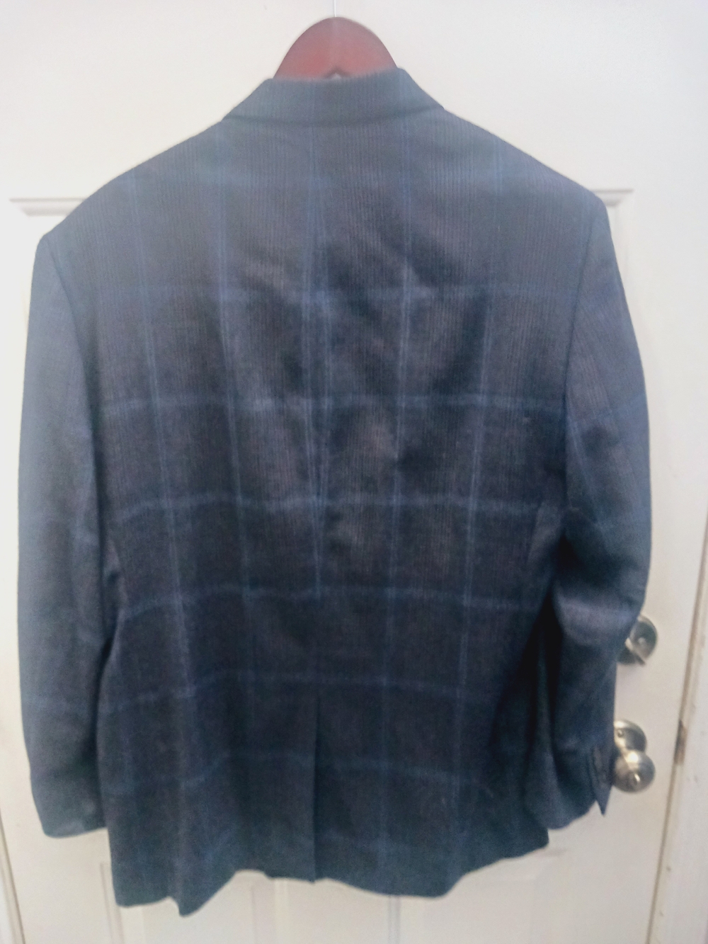 Ralph Lauren Navy Windowpane Two-Button Sport Coat - Picture 11 of 13